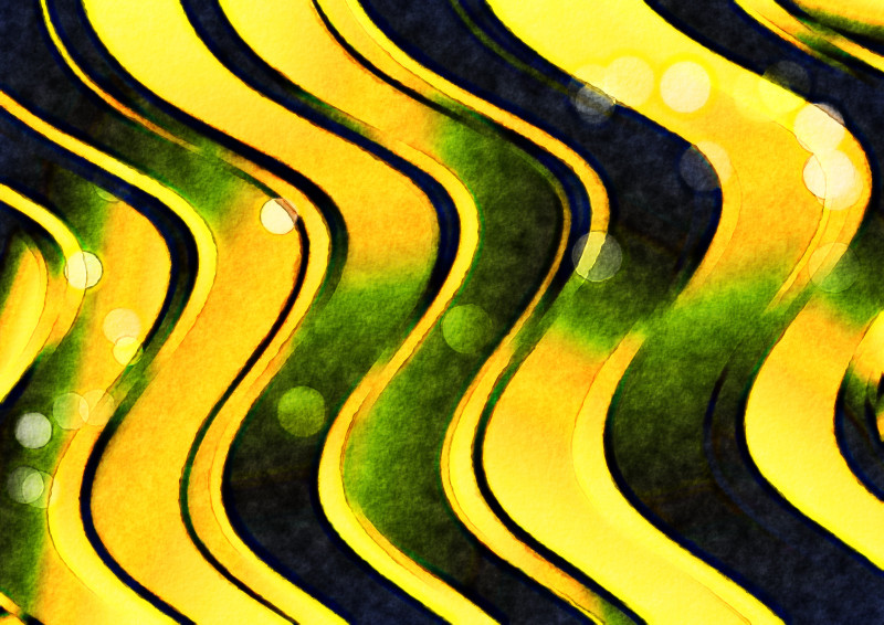 Abstract Blue Green and Yellow Texture Background Design