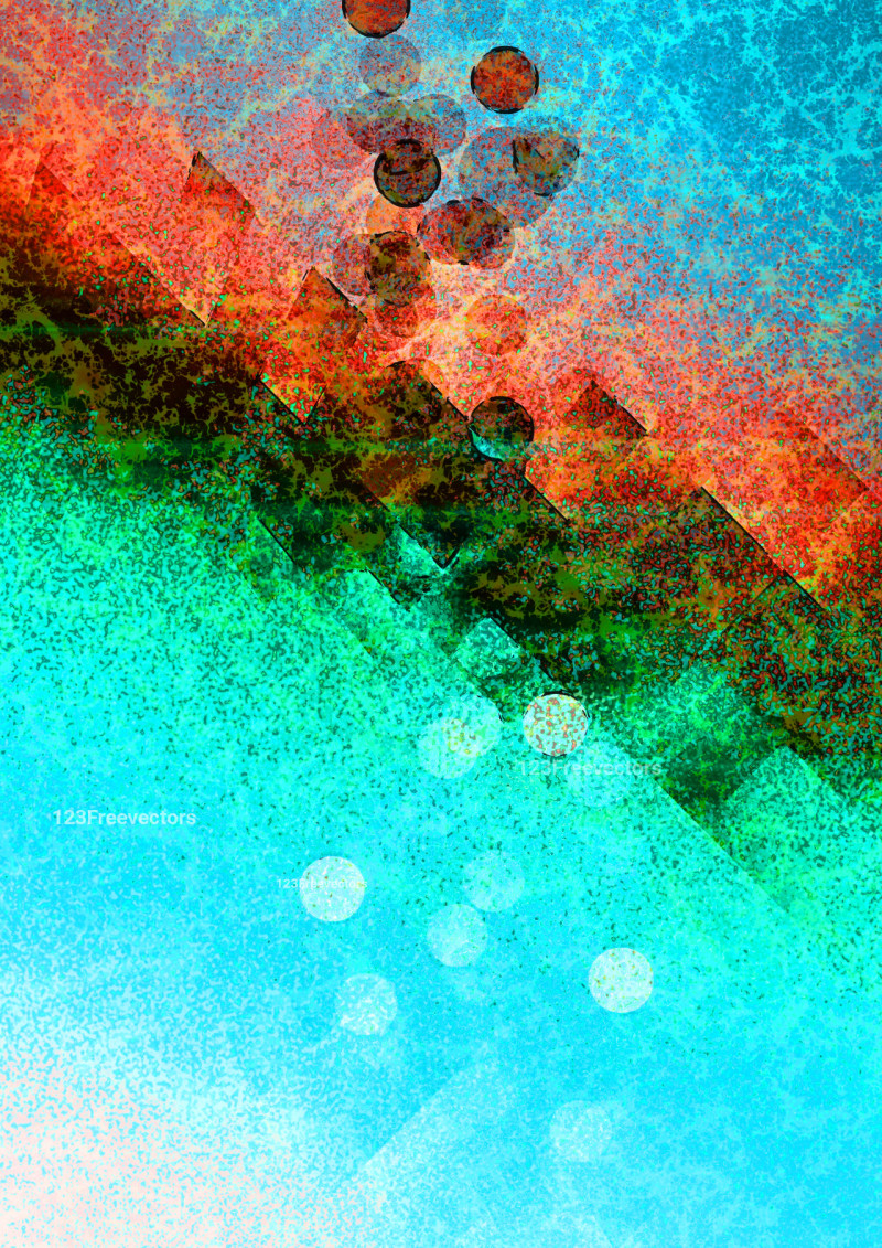 Abstract Red Green and Blue Texture Background