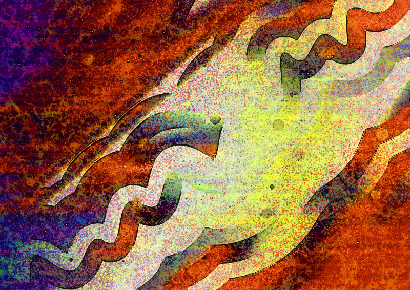 Abstract Red Yellow and Blue Texture Background