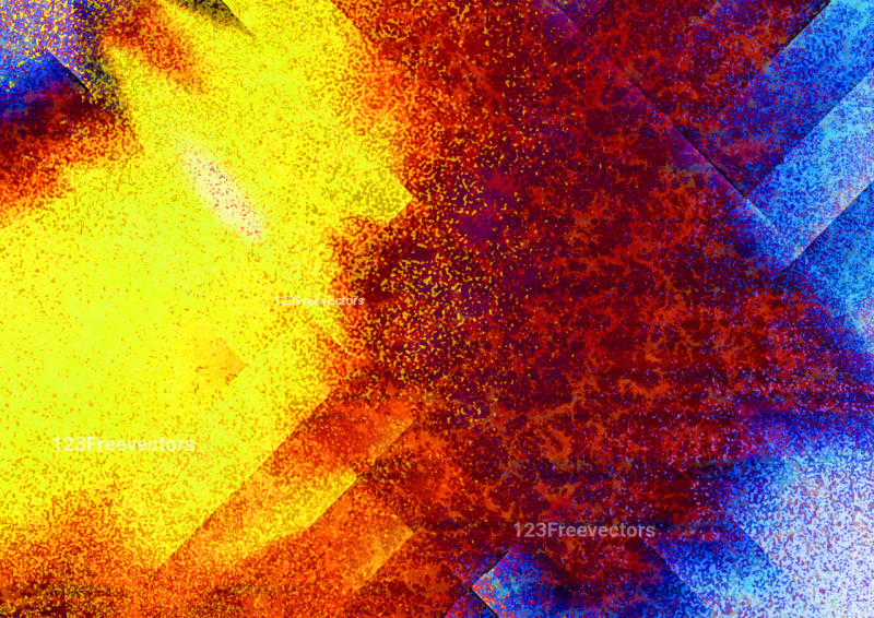 Red Yellow and Blue Abstract Texture Background