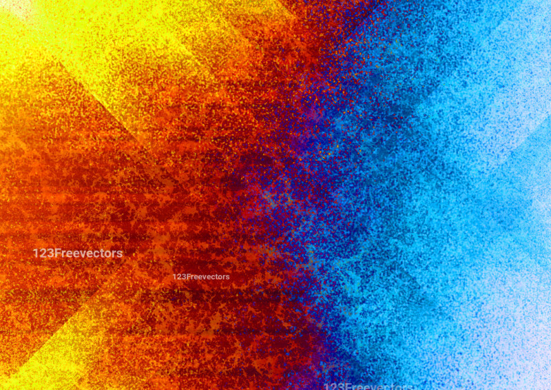 Red Yellow and Blue Abstract Texture Background