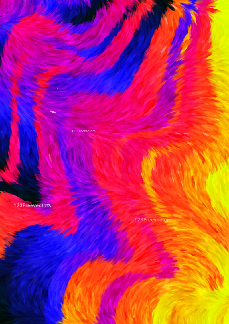 Red Yellow and Blue Abstract Texture Background