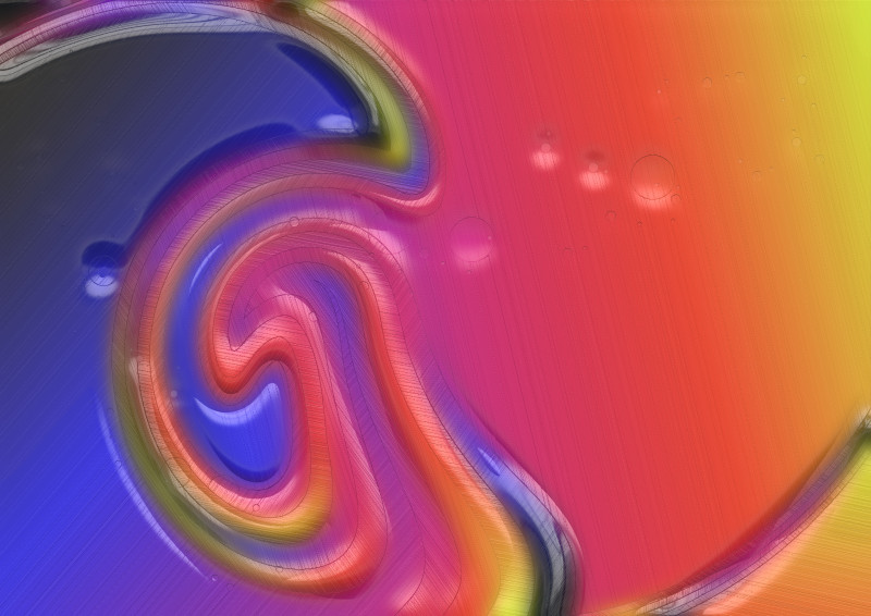 Abstract Red Yellow and Blue Texture Background