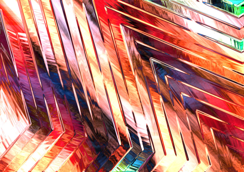 Abstract Red Yellow and Blue Background Texture Design
