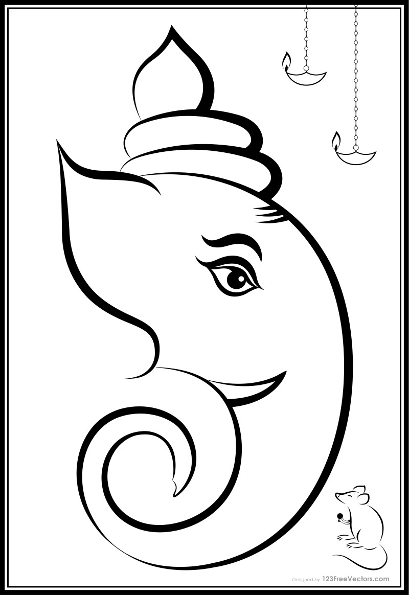 Lord Ganesha Vector Image