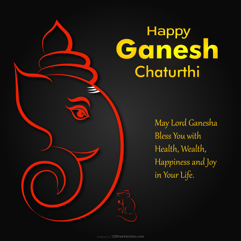 Happy Ganesh Chaturthi Background