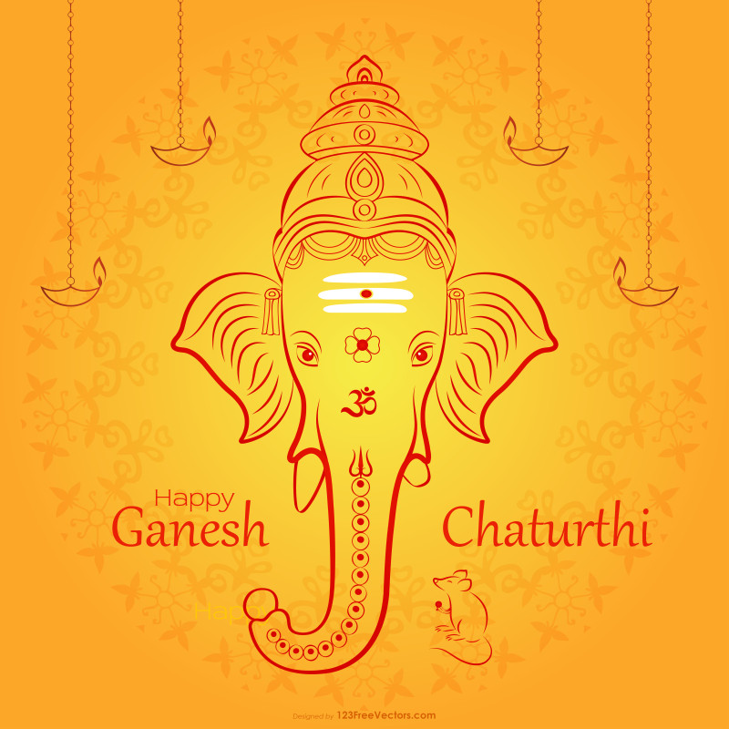 Ganesh Chaturthi Background