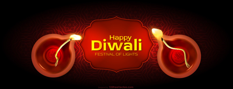 Diwali Banner Background Illustration