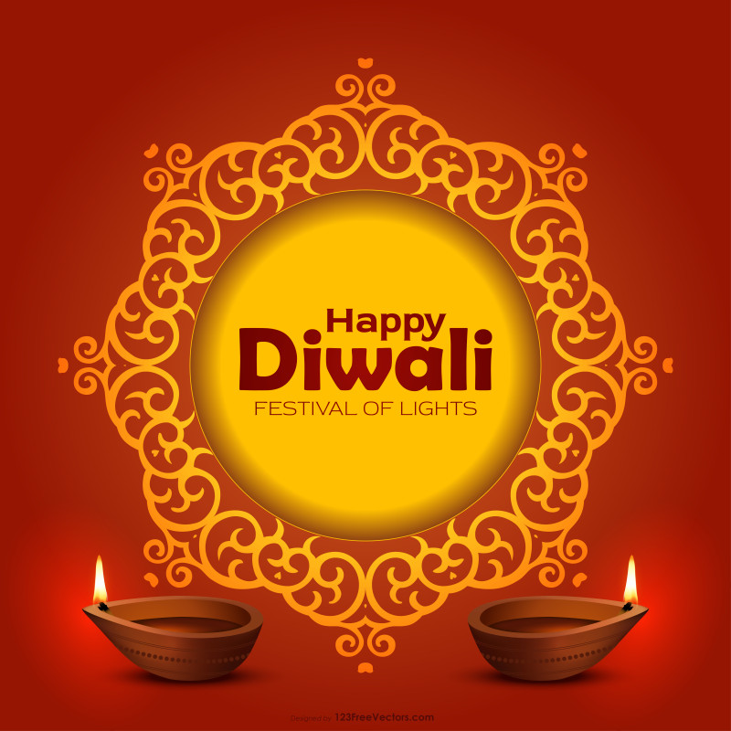 Diwali Background Vector