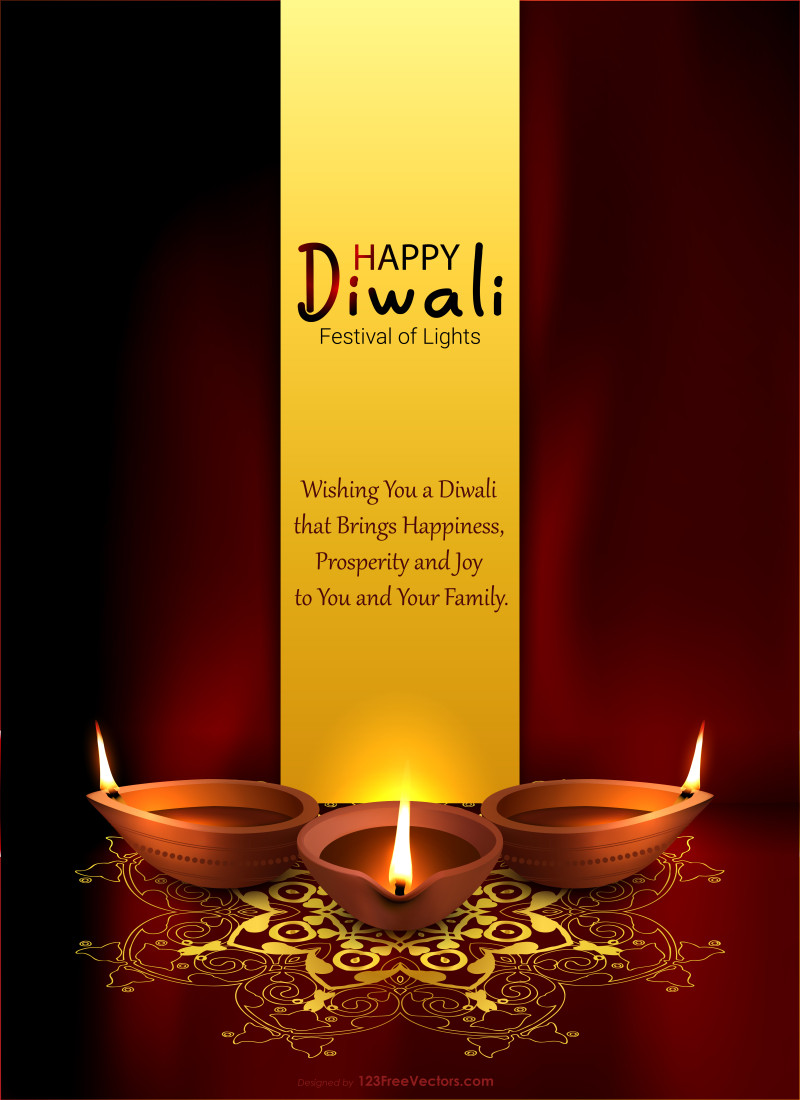 Diwali Greeting Card Image
