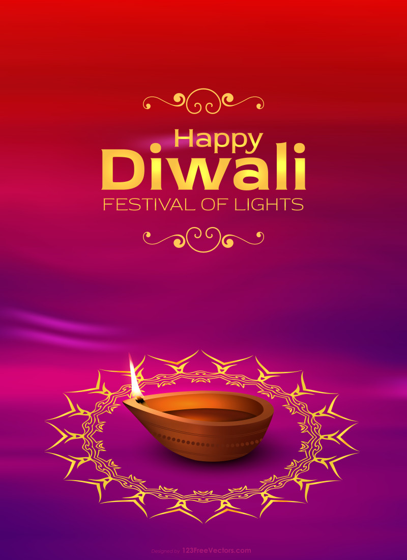 Diwali Greeting Card Design