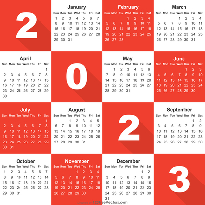 2023 Calendar Ai File