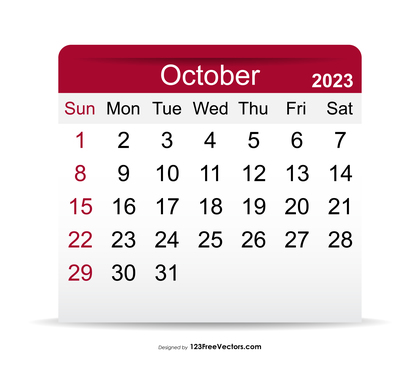 2023 October Calendar