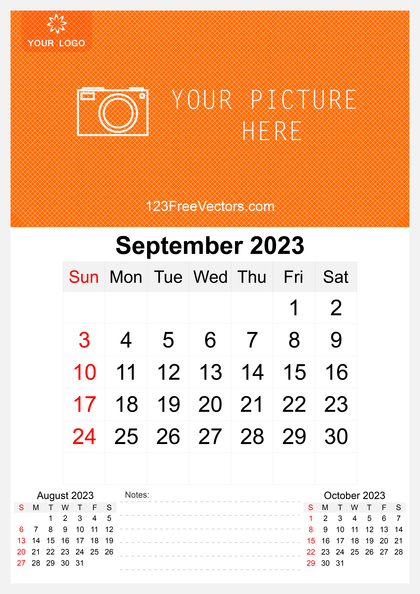 Wall Calendar September 2023
