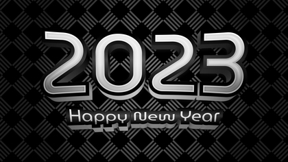 Black New Year Background 2023