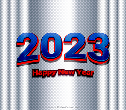 2023 Happy New Year Vector Art