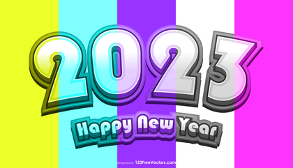 New Year Card 2023 Graphic