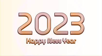 2023 New Year Card Vector