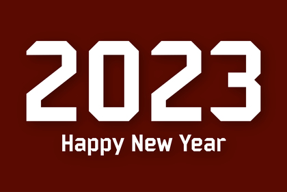 New Year 2023 Card Vector Image