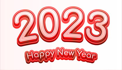 New Year Background 2023 Vector Illustration