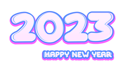 Happy New Year 2023 Background Vector