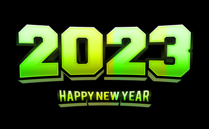 Happy New Year 2023 Background Vector Art