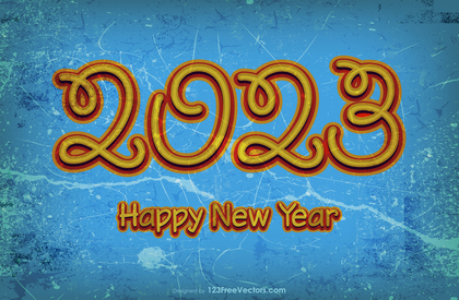 New Year Background 2023 Vector Image