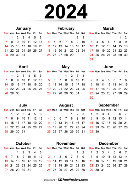 Printable Calendar 2024