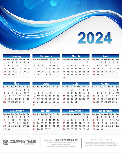 2024 Calendar PDF