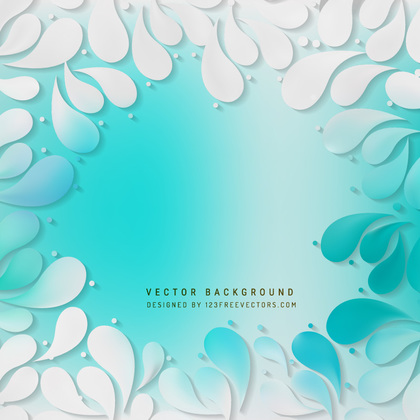Light Turquoise Arc Drops Background Template