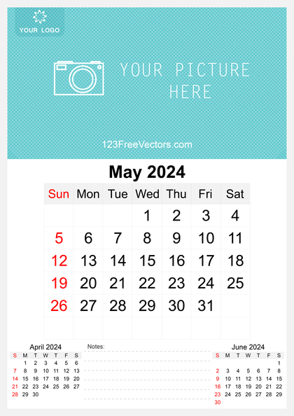 Wall Calendar May 2024