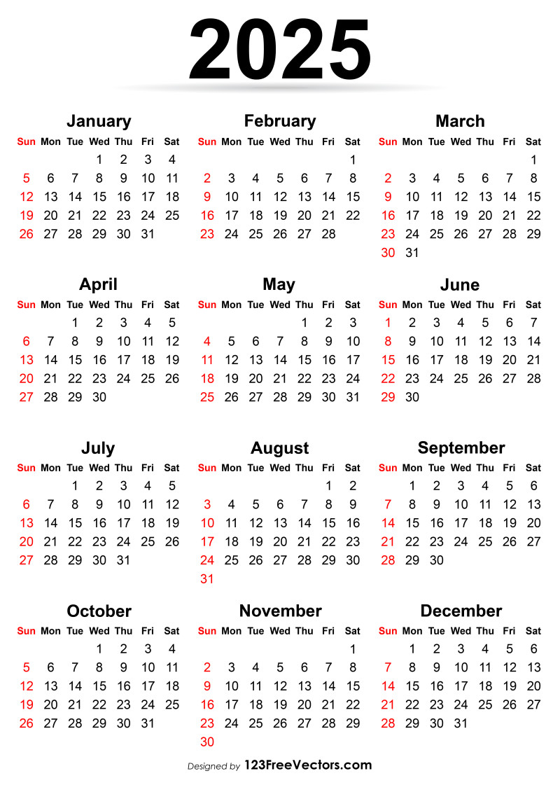 Free 2024 And 2025 Calendar Printable