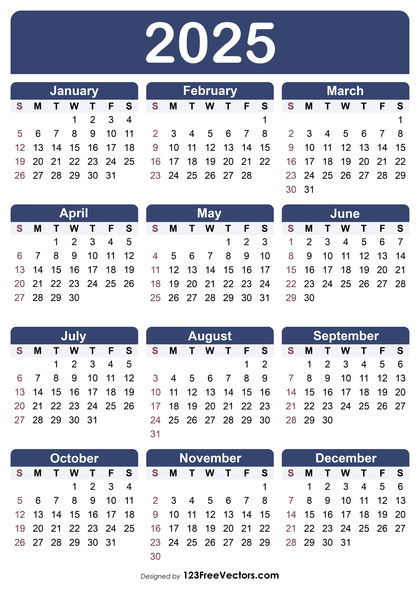 Calendar Template 2025