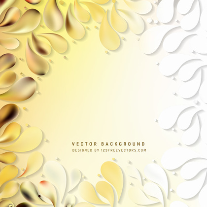 Abstract Light Yellow Arc-Drop Background