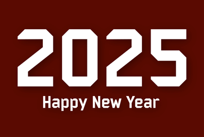 New Year 2025 Card Vector Image