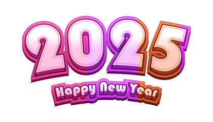 2025 New Year Poster Graphic