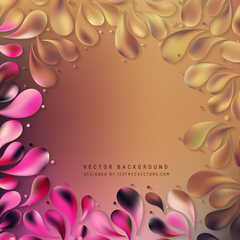 Floral Drops Background