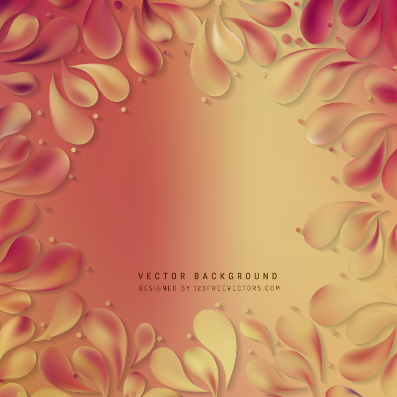 Abstract Floral Drops Background