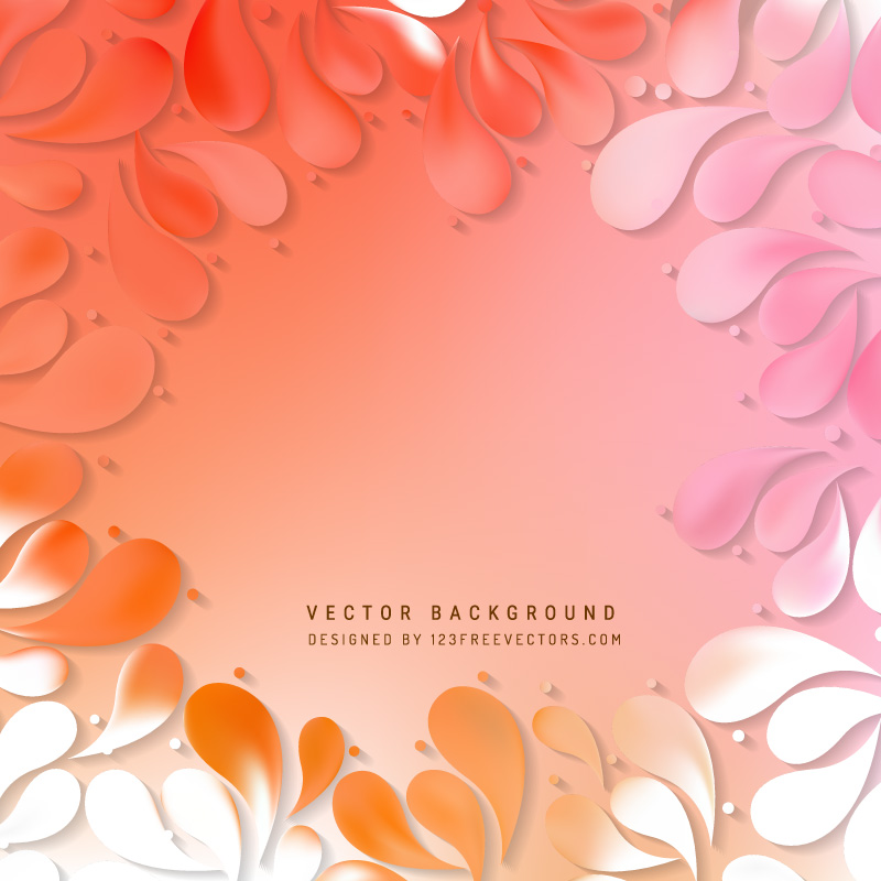 Floral Drops Background