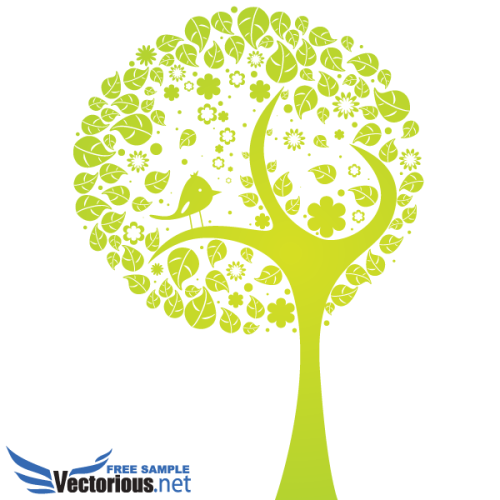 Free Vector Abstract Tree