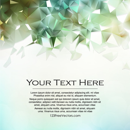 Abstract Light Color Polygonal Background Design
