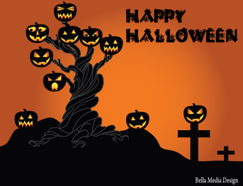 Free Halloween Spooky Tree Vector Image