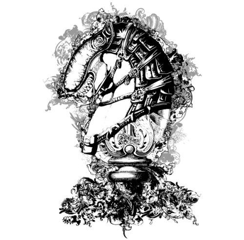 Horse Tech Vector for Apparel Designs