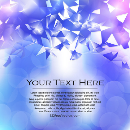 Abstract Blue Purple Polygonal Background Design
