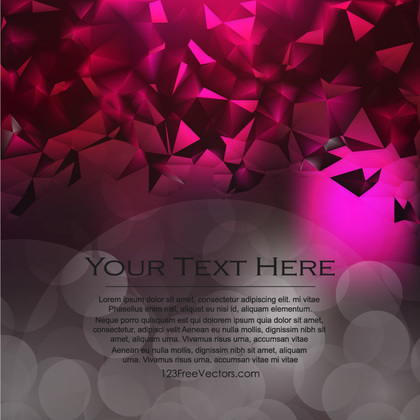 Abstract Dark Red Geometric Polygon Background