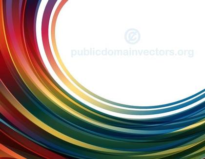 Free Vector Abstract Background with Red and Blue Curved Stripes