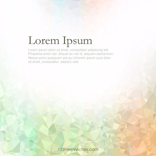 Low Poly Light Color Background Clip Art