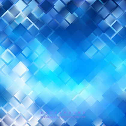Blue Square Background Template