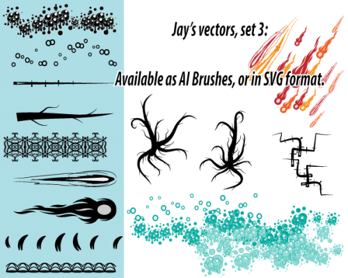 Ai Scatter and Art Brushes Set