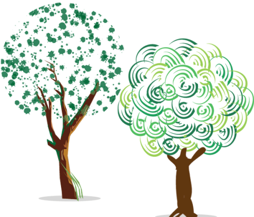 Free Green Tree Vector Art